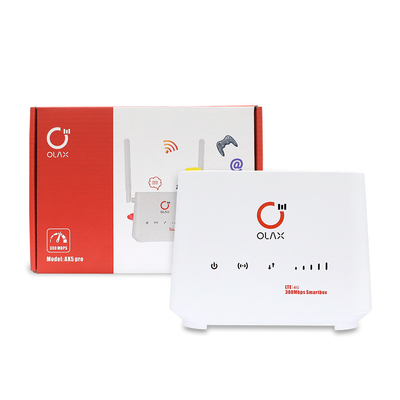 روتر 4G WiFi داخلی CPE بی‌سیم LTE با سرعت 150 مگابیت در ثانیه با آنتن B28 OLAX AX5 Pro