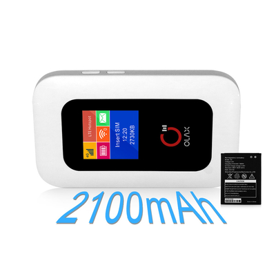 802.11b/G/N Pocket Hotspot 4G روترهای بی سیم با صفحه نمایش OLAX MF980L ROHS